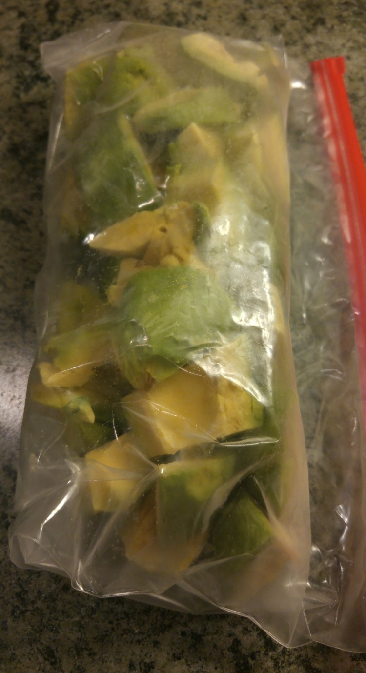frozen avacado